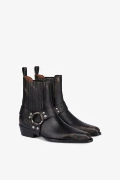 Ankle Boots In Black Brushed Leather -Paris Texas Brand Shop PX1378XLTHBNERO 2