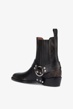 Ankle Boots In Black Brushed Leather -Paris Texas Brand Shop PX1378XLTHBNERO 5 scaled