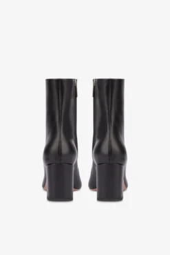 Paris Texas Pointed Ankle Boots In Smooth Black Leather -Paris Texas Brand Shop PX1396XVT01NERO 04 scaled