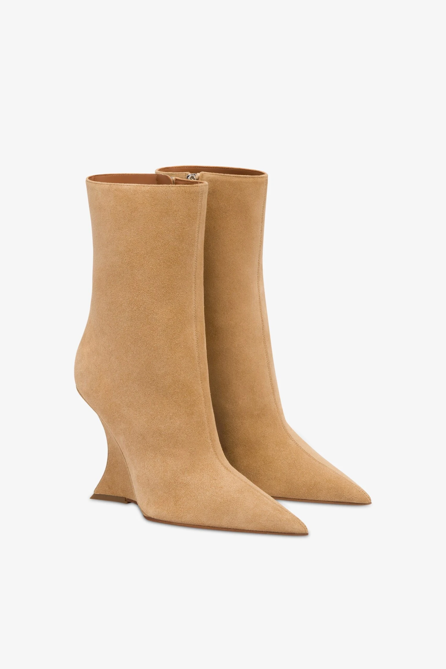 Paris Texas Boots In Caramel Suede Leather 4 Paris Texas Boots In Caramel Suede Leather - Image 2