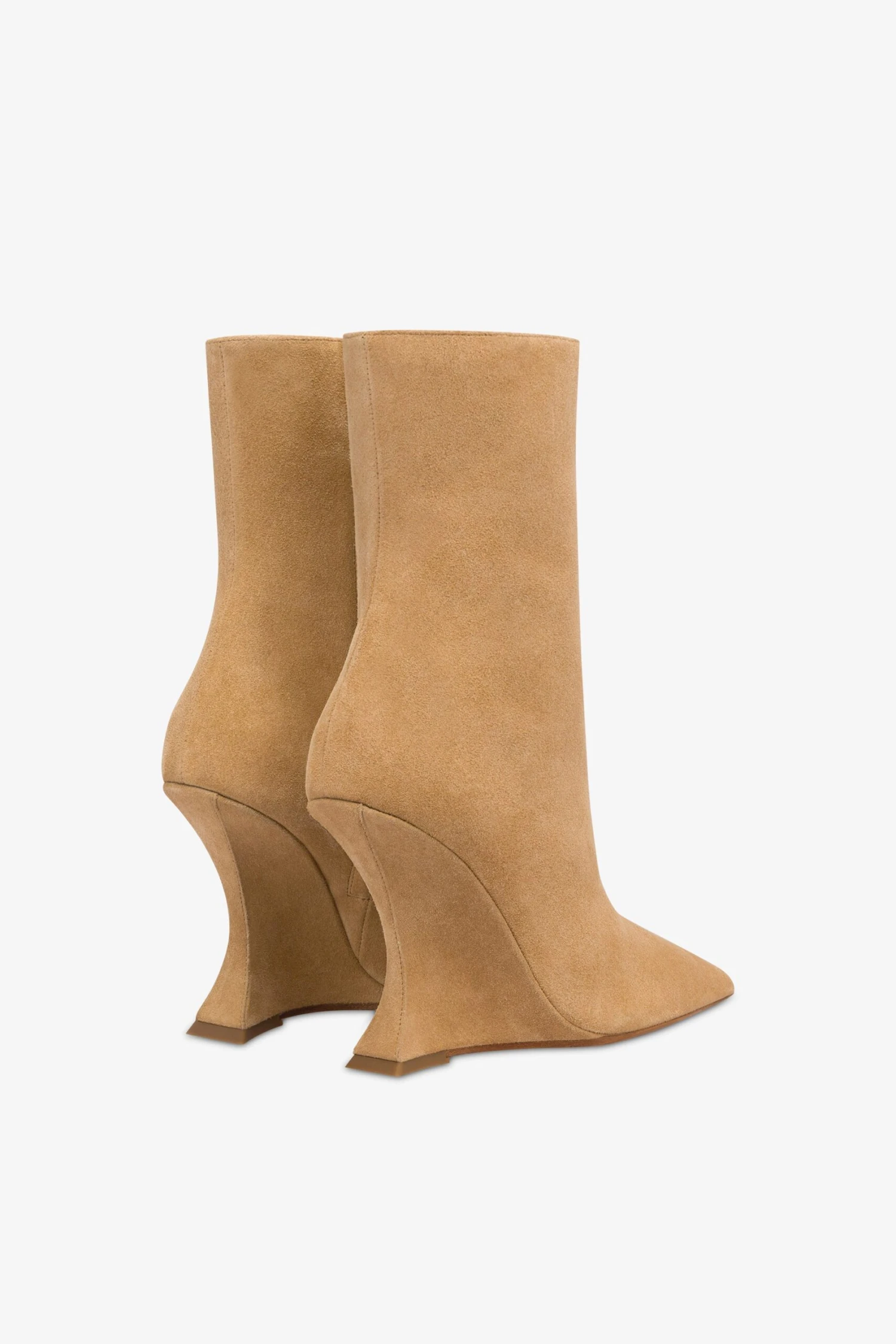 Paris Texas Boots In Caramel Suede Leather 5 Paris Texas Boots In Caramel Suede Leather - Image 3