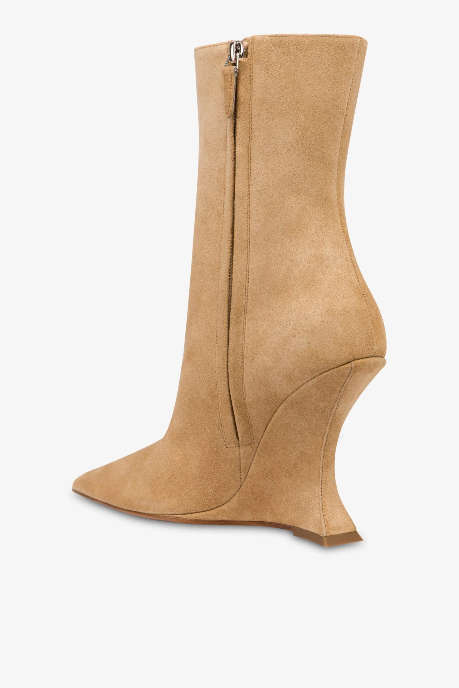 Paris Texas Boots In Caramel Suede Leather 7 Paris Texas Boots In Caramel Suede Leather - Image 5