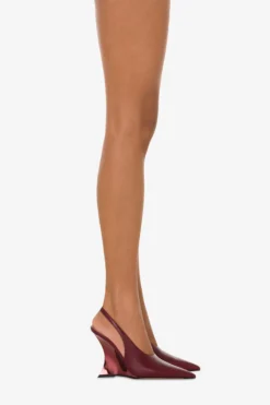 Paris Texas Slingbacks In Burgundy And Rouge Noir Leather -Paris Texas Brand Shop PX1415XNPPSBORDEAUX ROUGENOIR 10 scaled