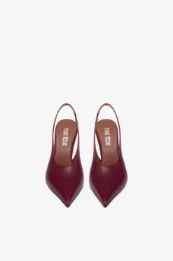 Paris Texas Slingbacks In Burgundy And Rouge Noir Leather -Paris Texas Brand Shop PX1415XNPPSBORDEAUX ROUGENOIR 3 scaled