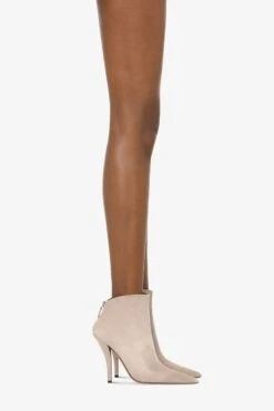 Ankle Boots In Grey Suede Leather -Paris Texas Brand Shop PX1418XSA04M953GREY 10