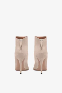 Ankle Boots In Grey Suede Leather -Paris Texas Brand Shop PX1418XSA04M953GREY 4 scaled