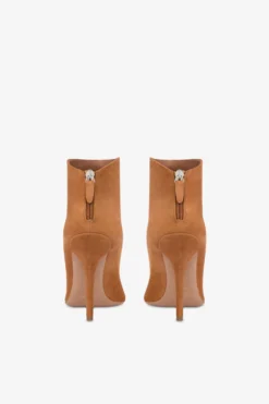 Ankle Boots In Cognac Suede Leather -Paris Texas Brand Shop PX1418XSA04M979COGNAC 4 scaled