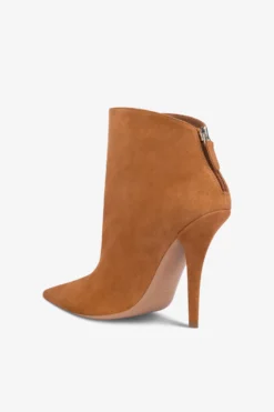 Ankle Boots In Cognac Suede Leather -Paris Texas Brand Shop PX1418XSA04M979COGNAC 5 scaled