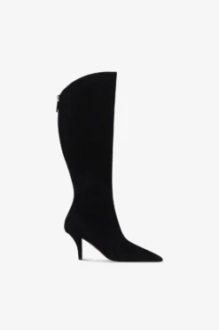 Boots In Black Suede Leather