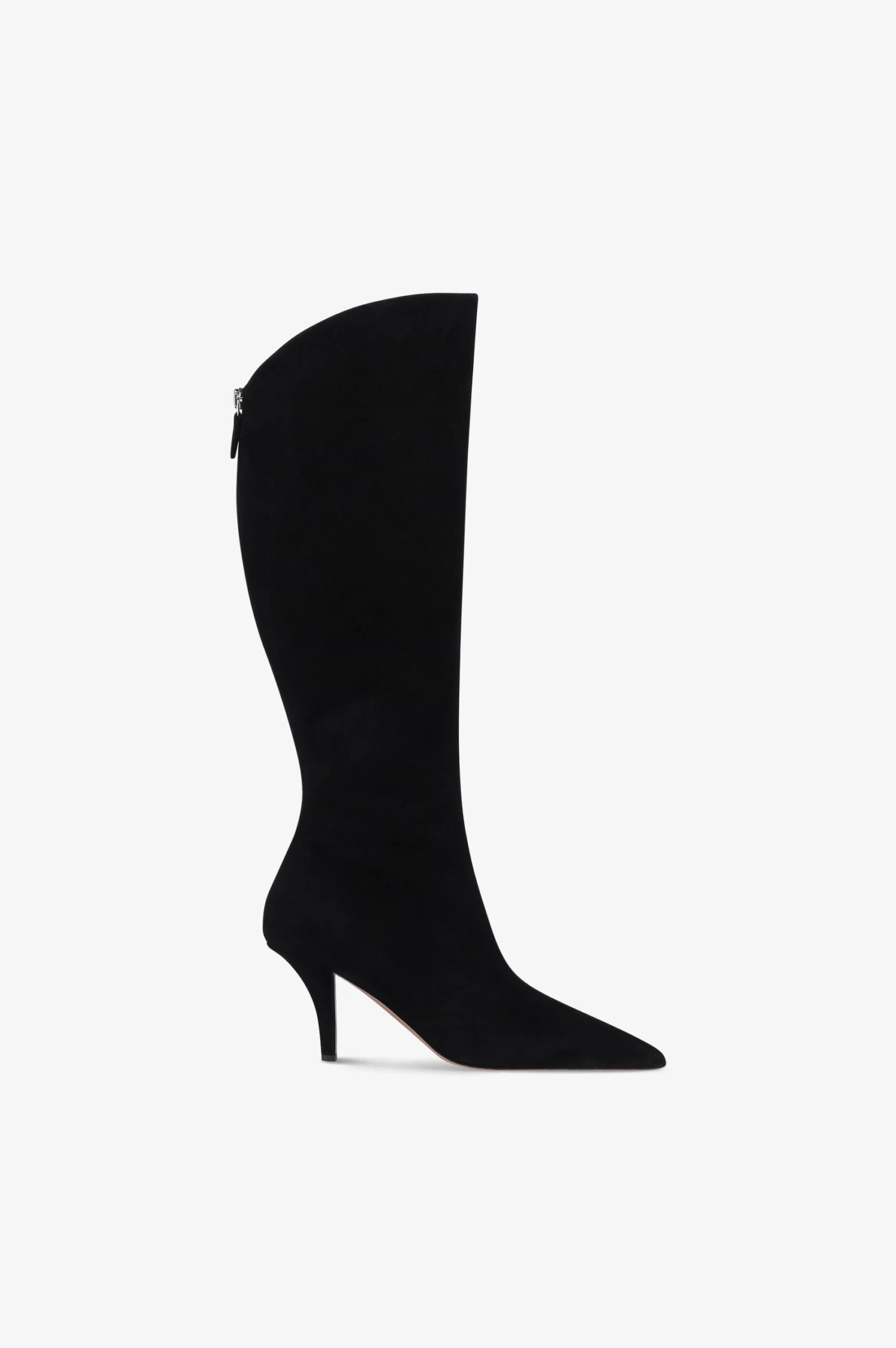 Boots In Black Suede Leather 3 Boots In Black Suede Leather