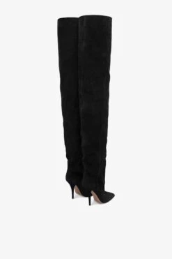 Paris Texas Over-the-knee Boots In Off-black Suede Leather 10 Paris Texas Over-the-knee Boots In Off-black Suede Leather -Paris Texas Brand Shop PX1433XV003OFFBLACK 3