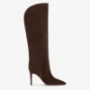 Paris Texas Boots In Chocolate Suede Leather -Paris Texas Brand Shop PX1446XV003PEPE 1 scaled