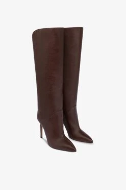 Paris Texas Boots In Mocha Leather -Paris Texas Brand Shop PX1504XVT0139049MOCHA 2