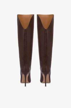 Paris Texas Boots In Mocha Leather -Paris Texas Brand Shop PX1504XVT0139049MOCHA 4 scaled