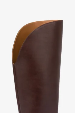 Paris Texas Boots In Mocha Leather -Paris Texas Brand Shop PX1504XVT0139049MOCHA 5 scaled