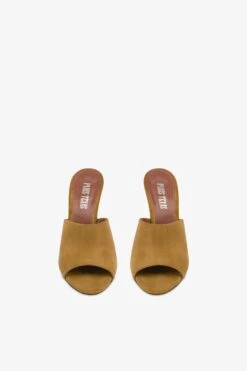 Paris Texas Mules In Caramel Suede Leather 10 Paris Texas Mules In Caramel Suede Leather -Paris Texas Brand Shop PX1505XV0SS688CARAMEL 3