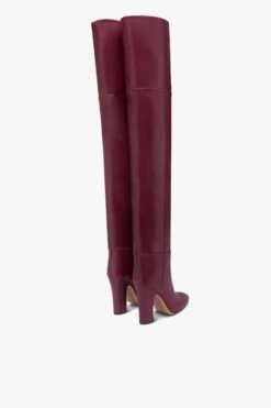 Over-the-knee Boots In Rouge Noir Calf Leather -Paris Texas Brand Shop PX1508XVT01ROUGENOIR 3