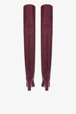 Over-the-knee Boots In Rouge Noir Calf Leather -Paris Texas Brand Shop PX1508XVT01ROUGENOIR 4