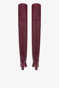 Over-the-knee Boots In Rouge Noir Calf Leather -Paris Texas Brand Shop PX1508XVT01ROUGENOIR 4 scaled