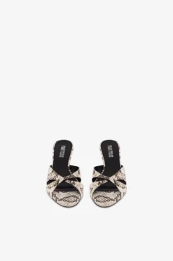 Paris Texas Mules In White Python-print Leather -Paris Texas Brand Shop PX1513XPRWPWHITE 3 scaled