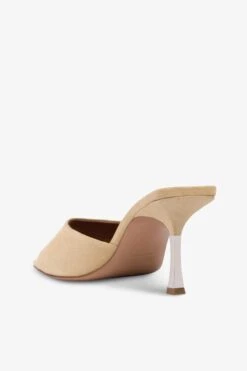 Paris Texas Mules In Ecru Suede Leather -Paris Texas Brand Shop PX1525XV0SS653ECRU 5