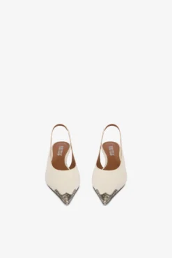 Paris Texas Slingbacks In Milk White Leather -Paris Texas Brand Shop PX1527XVTSELATTE 3 scaled