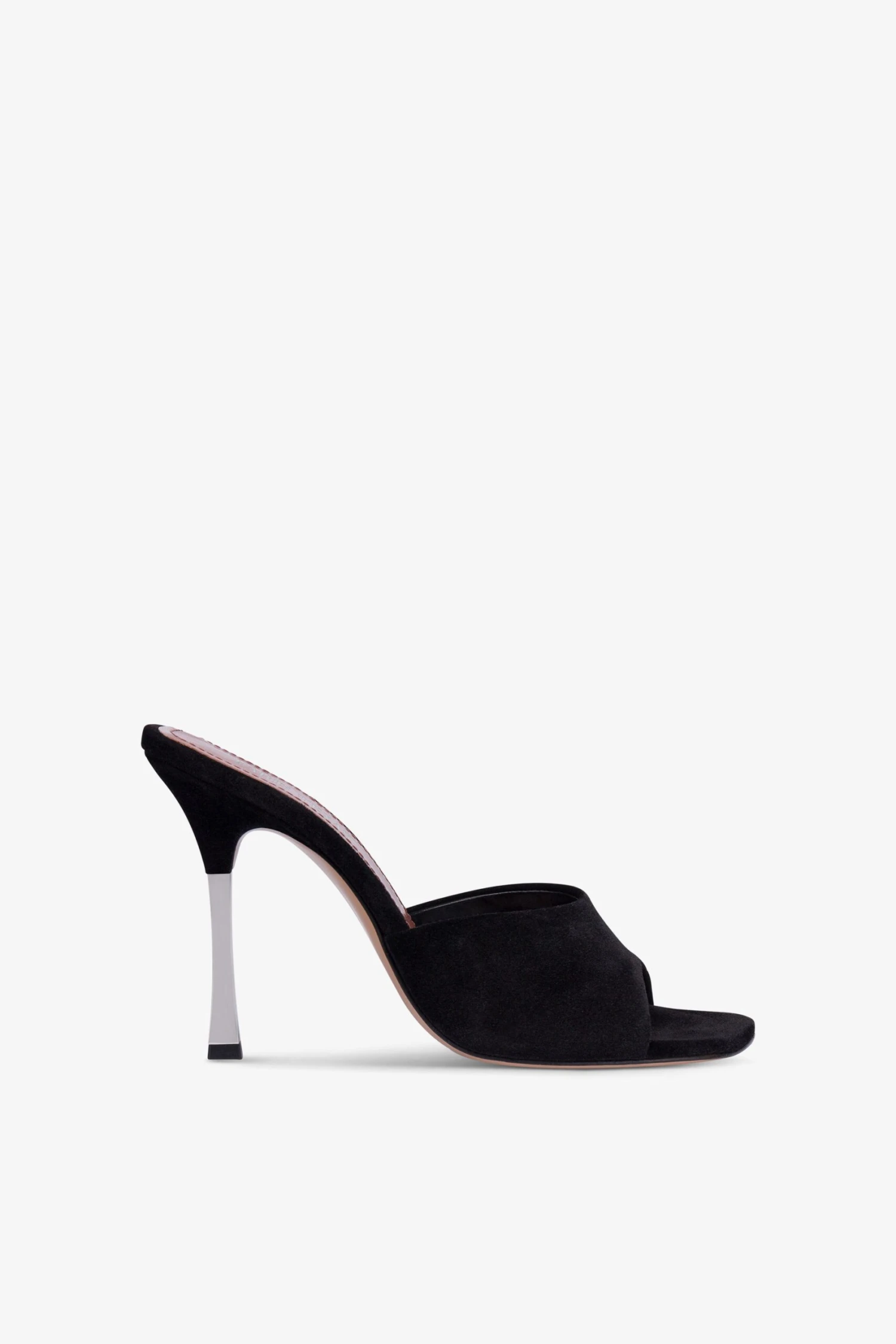 Paris Texas Mules In Black Suede Leather 3 Paris Texas Mules In Black Suede Leather