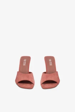 Paris Texas Mules In Salmon Pink Suede Leather -Paris Texas Brand Shop PX1530XVSSS744CAMEO 3 scaled