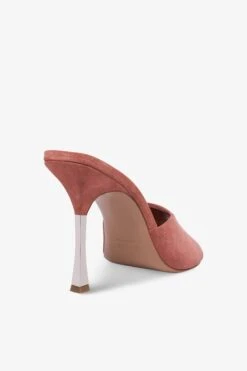Paris Texas Mules In Salmon Pink Suede Leather 12 Paris Texas Mules In Salmon Pink Suede Leather -Paris Texas Brand Shop PX1530XVSSS744CAMEO 5