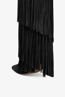 Paris Texas Boots In Off-black Suede Leather -Paris Texas Brand Shop PX1536XV003OFFBLACK 5