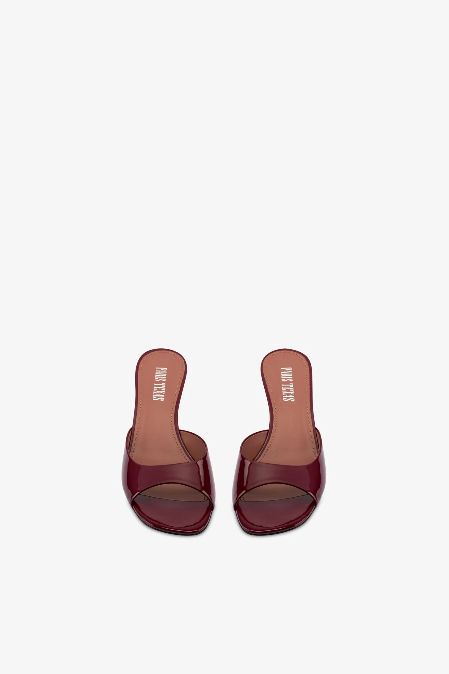 Paris Texas Mules In Rouge Noir Patent Leather 5 Paris Texas Mules In Rouge Noir Patent Leather - Image 3