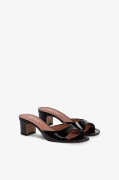 Paris Texas Mules In Black Patent Leather -Paris Texas Brand Shop PX1542XVN01NERO 2