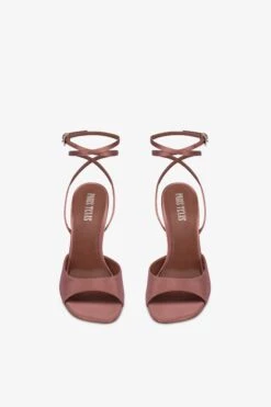 Paris Texas Sandals In Dark Phard Satin -Paris Texas Brand Shop PX1543XTSAT174DARKPHARD 3