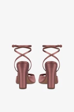 Paris Texas Sandals In Dark Phard Satin -Paris Texas Brand Shop PX1543XTSAT174DARKPHARD 4