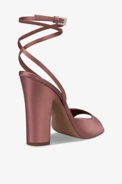 Paris Texas Sandals In Dark Phard Satin -Paris Texas Brand Shop PX1543XTSAT174DARKPHARD 5