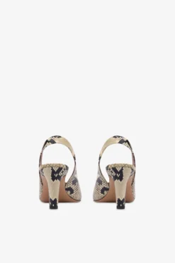 Paris Texas Slingbacks In Natural Python-print Leather -Paris Texas Brand Shop PX1554XPRPT116NATURALE 4 scaled