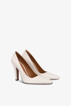 Paris Texas Pumps In Off-white Leather -Paris Texas Brand Shop PX1558XNPPFOFFWHITE 2
