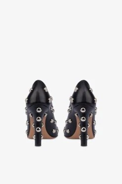 Paris Texas Pumps In Nickel-studded Black Leather -Paris Texas Brand Shop PX1558XVTSBNERO NICKEL 4