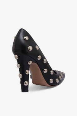 Paris Texas Pumps In Nickel-studded Black Leather -Paris Texas Brand Shop PX1558XVTSBNERO NICKEL 5 scaled