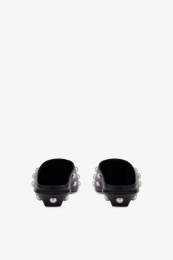 Paris Texas Sabots In Nickel-studded Black Leather -Paris Texas Brand Shop PX1560XVTSBNERO NICKEL 4 scaled