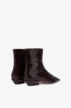 Ankle Boots In Rouge Noir Croco-embossed Leather 10 Ankle Boots In Rouge Noir Croco-embossed Leather -Paris Texas Brand Shop PX1561XCOSMROUGENOIR 3 scaled