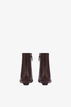 Ankle Boots In Mocha Calf Leather -Paris Texas Brand Shop PX1561XVT0139049MOCHA 4