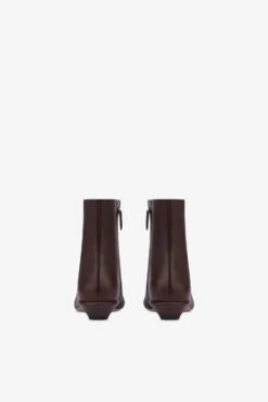 Ankle Boots In Mocha Calf Leather -Paris Texas Brand Shop PX1561XVT0139049MOCHA 4 scaled