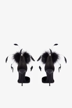 Paris Texas Pumps In Black Satin -Paris Texas Brand Shop PX1568XSATF600NERO 4