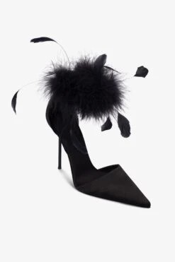 Paris Texas Pumps In Black Satin -Paris Texas Brand Shop PX1568XSATF600NERO 5