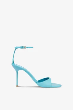 Sandals In Turquoise Leather