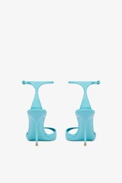 Sandals In Turquoise Leather -Paris Texas Brand Shop PX1571XNPP3283TURCHESE 4