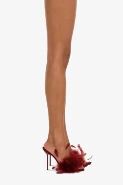 Paris Texas Mules In Burgundy Satin 13 Paris Texas Mules In Burgundy Satin -Paris Texas Brand Shop PX1573XSATF390BORDEAUX 10