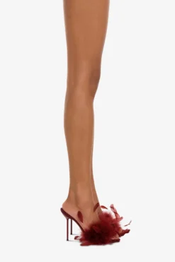 Paris Texas Mules In Burgundy Satin -Paris Texas Brand Shop PX1573XSATF390BORDEAUX 10 scaled