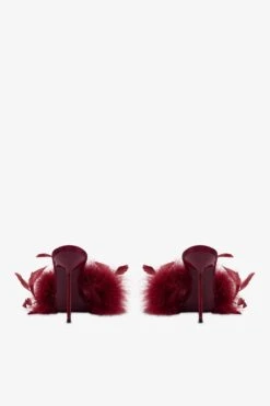 Paris Texas Mules In Burgundy Satin 11 Paris Texas Mules In Burgundy Satin -Paris Texas Brand Shop PX1573XSATF390BORDEAUX 4